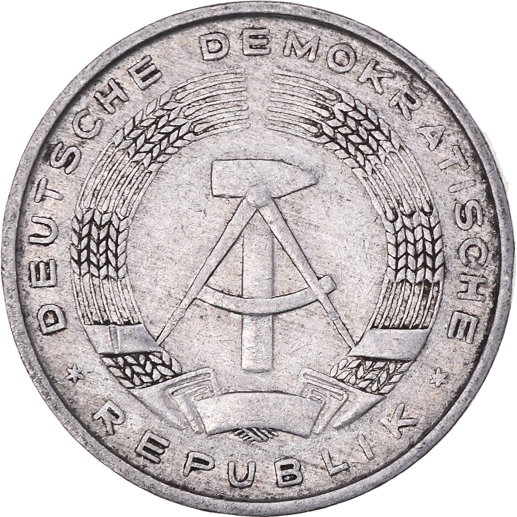 Moneda, REPÚBLICA DEMOCRÁTICA ALEMANA, 10 Pfennig, 1965