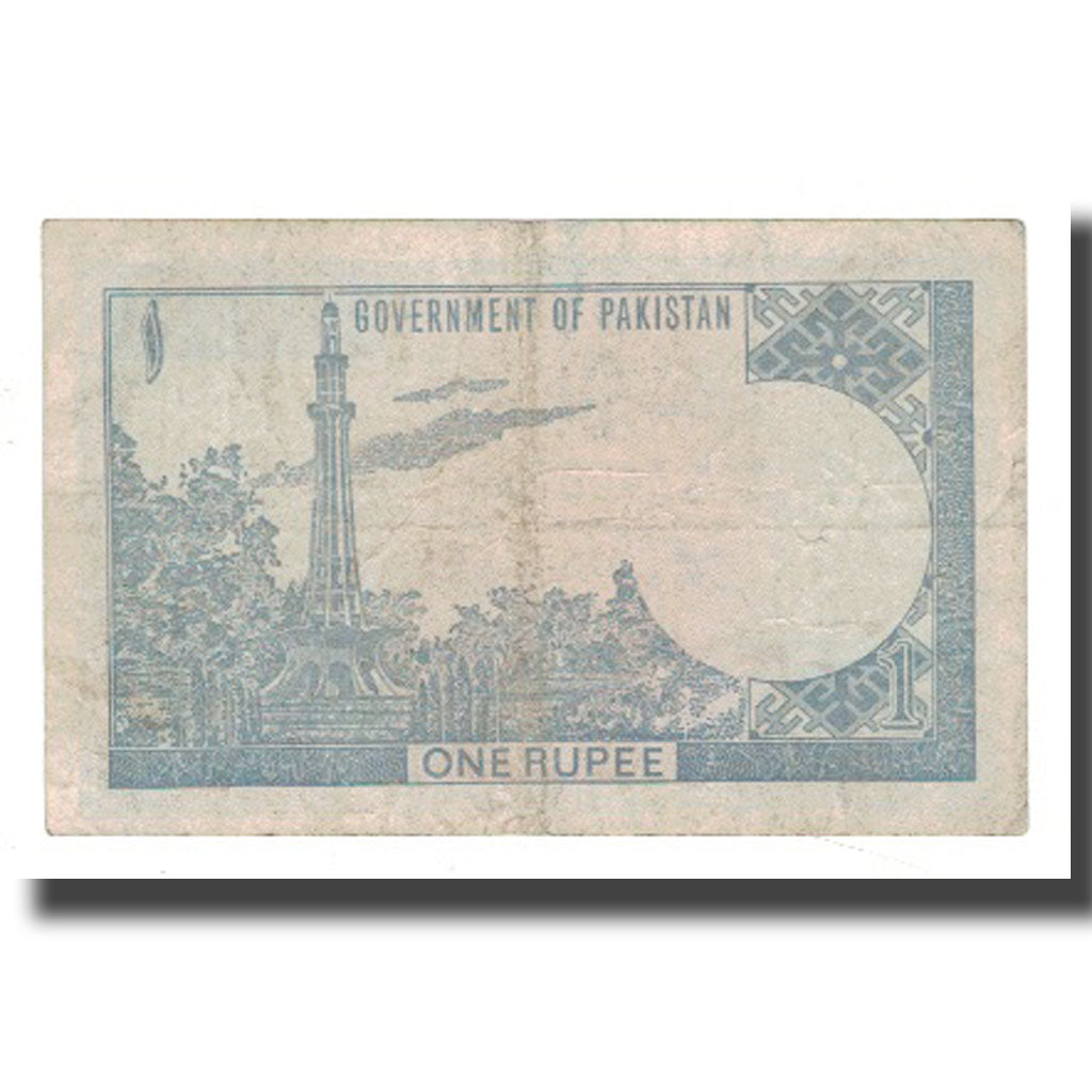 Banknot, Pakistan, 1 Rupee, KM:24a, VF(20-25)