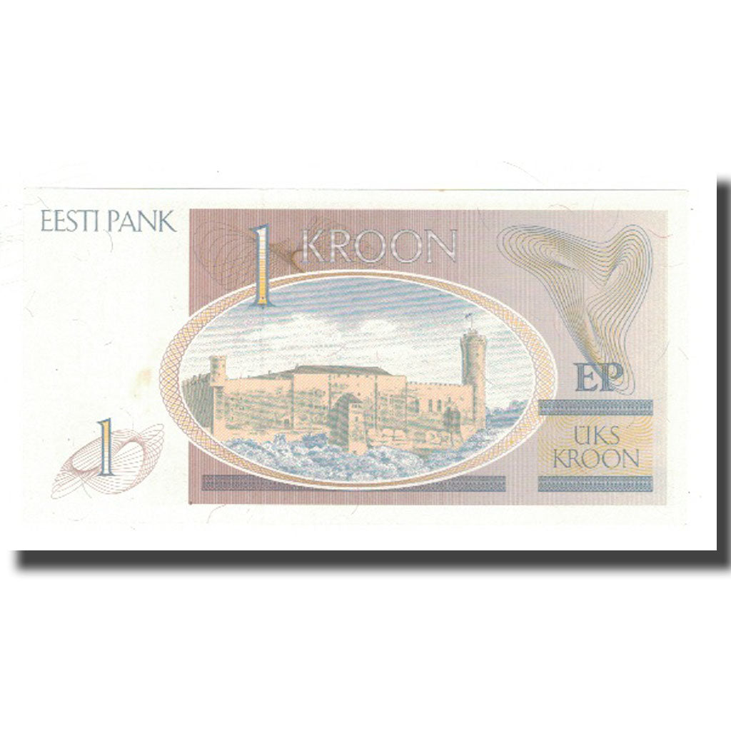 Banknot, Estonia, 1 Kroon, 1992, KM:69a, AU(55-58)