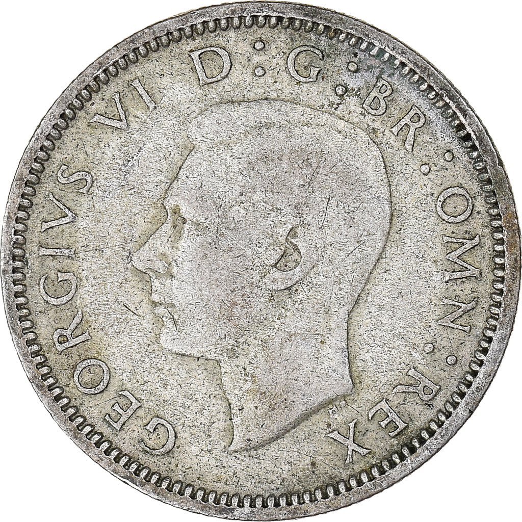 Coin, Great Britain, 6 Pence, 1940