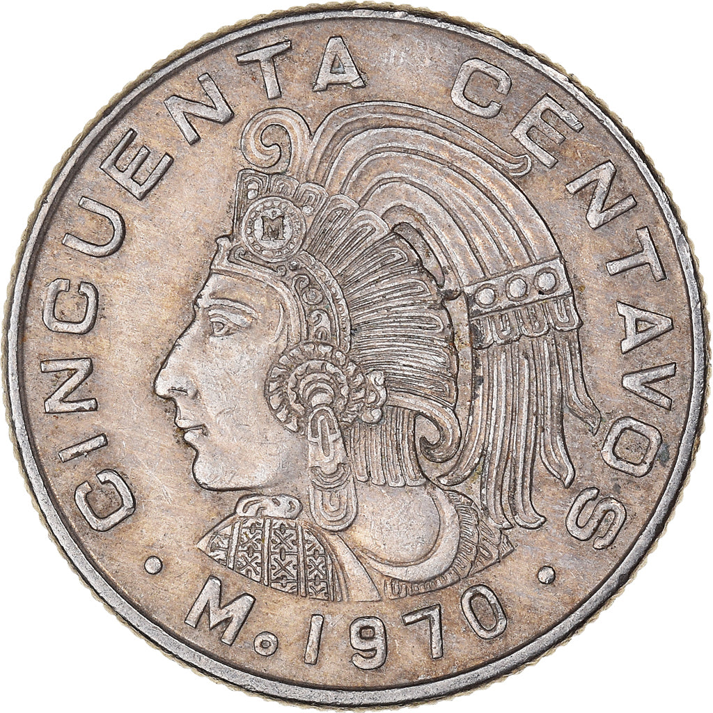Moneta, Messico, 50 Centavos, 1970