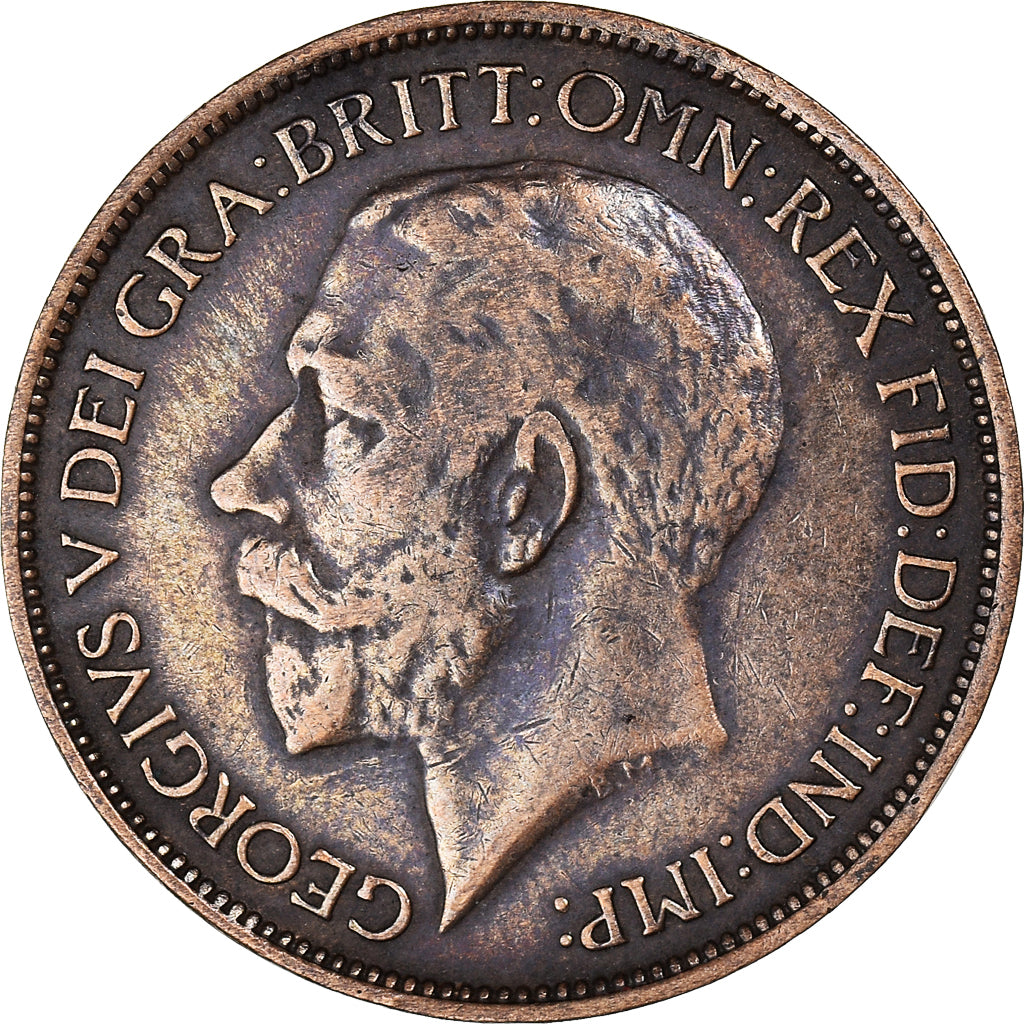 Münze, Großbritannien, 1/2 Penny, 1923
