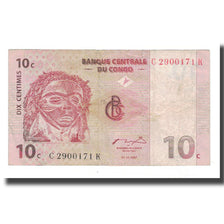 Banknote, Congo Democratic Republic, 10 Centimes, 1997, 1997-11-01, KM:82a