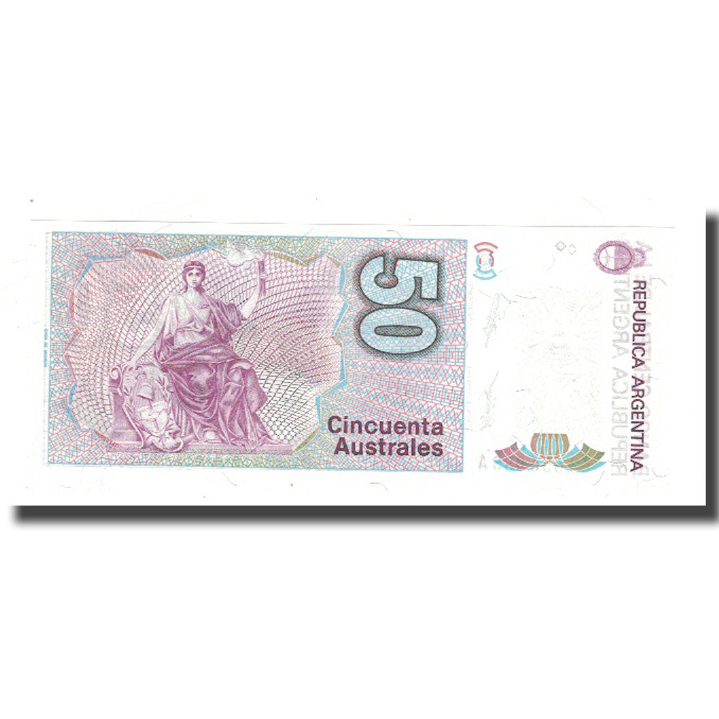 Banknot, Argentina, 50 Australes, KM:326b, UNC(65-70)
