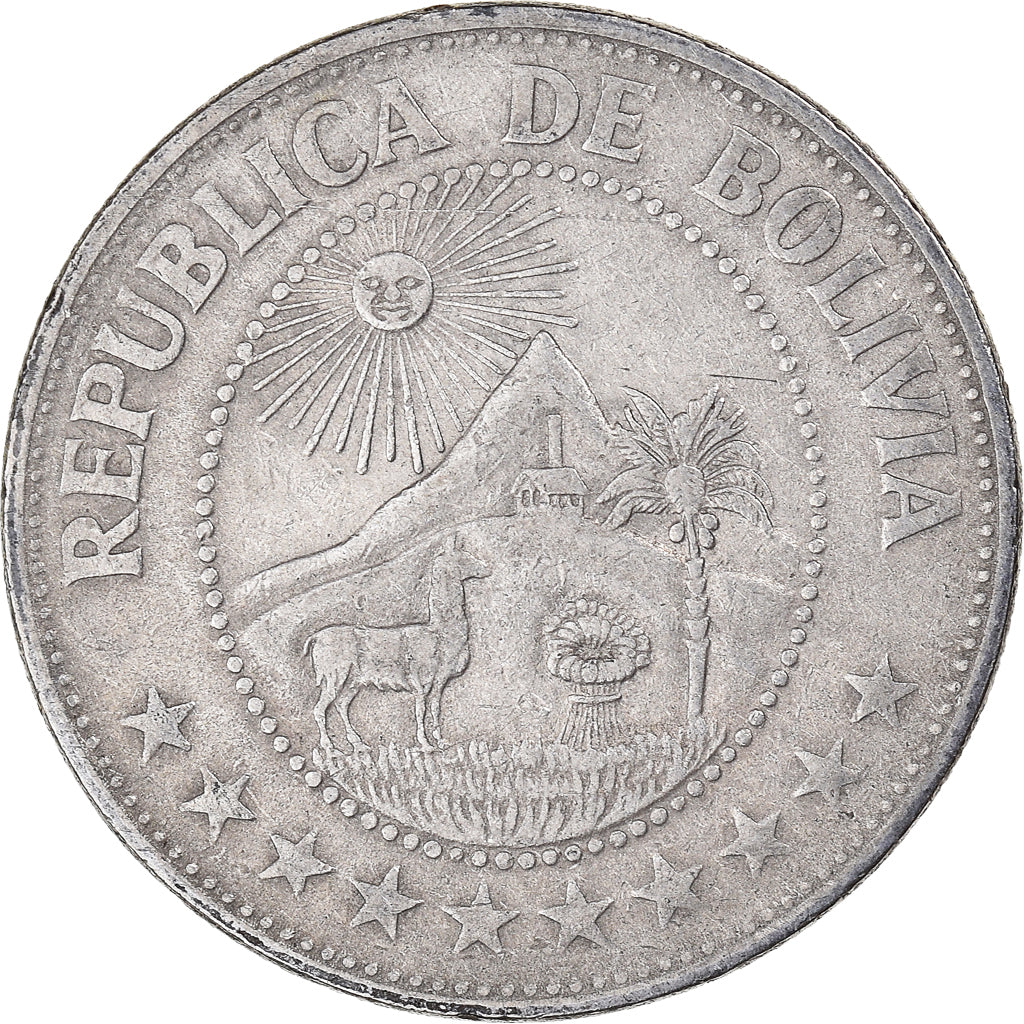 Moneta, Bolivia, Peso Boliviano, 1969