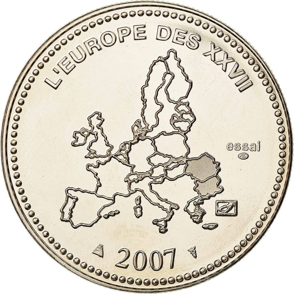 France, Medal, L'Europe des XXVII, La Slovénie entre dans l'Euro, 2007
