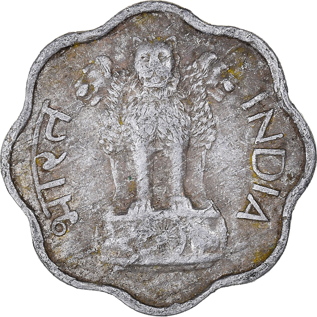 Coin, India, 2 Paise, 1966