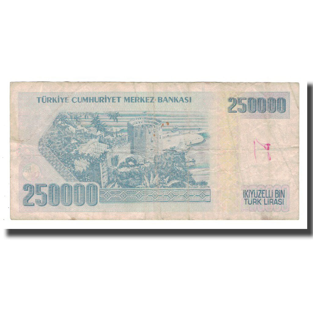 Banconote, Turchia, 250,000 Lira, 1970, 1970-01-14, KM:207, B+