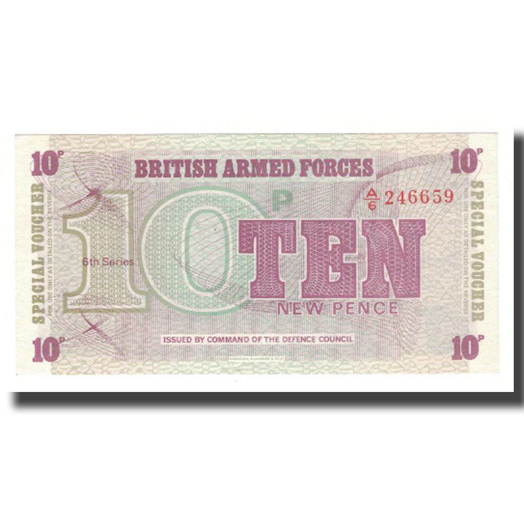 Nota, Grã-Bretanha, 10 New Pence, KM:M45a, UNC(65-70)