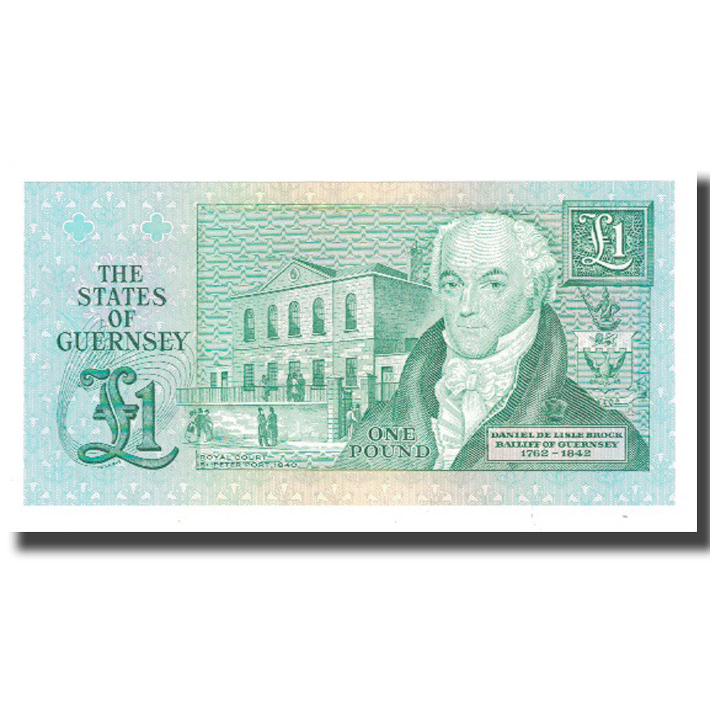 Banknote, Guernsey, 1 Pound, KM:48a, UNC(65-70)