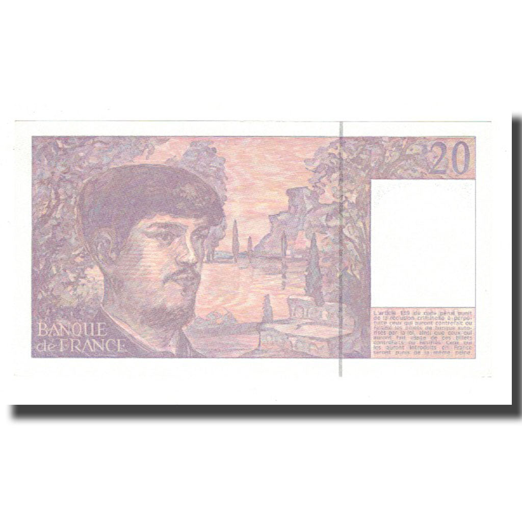France, 20 Francs, 1993, UNC(65-70), Fayette:66bis.5, KM:151g