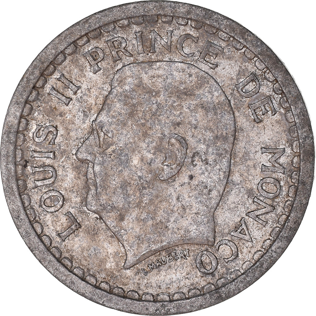 Monnaie, Monaco, Franc, 1943