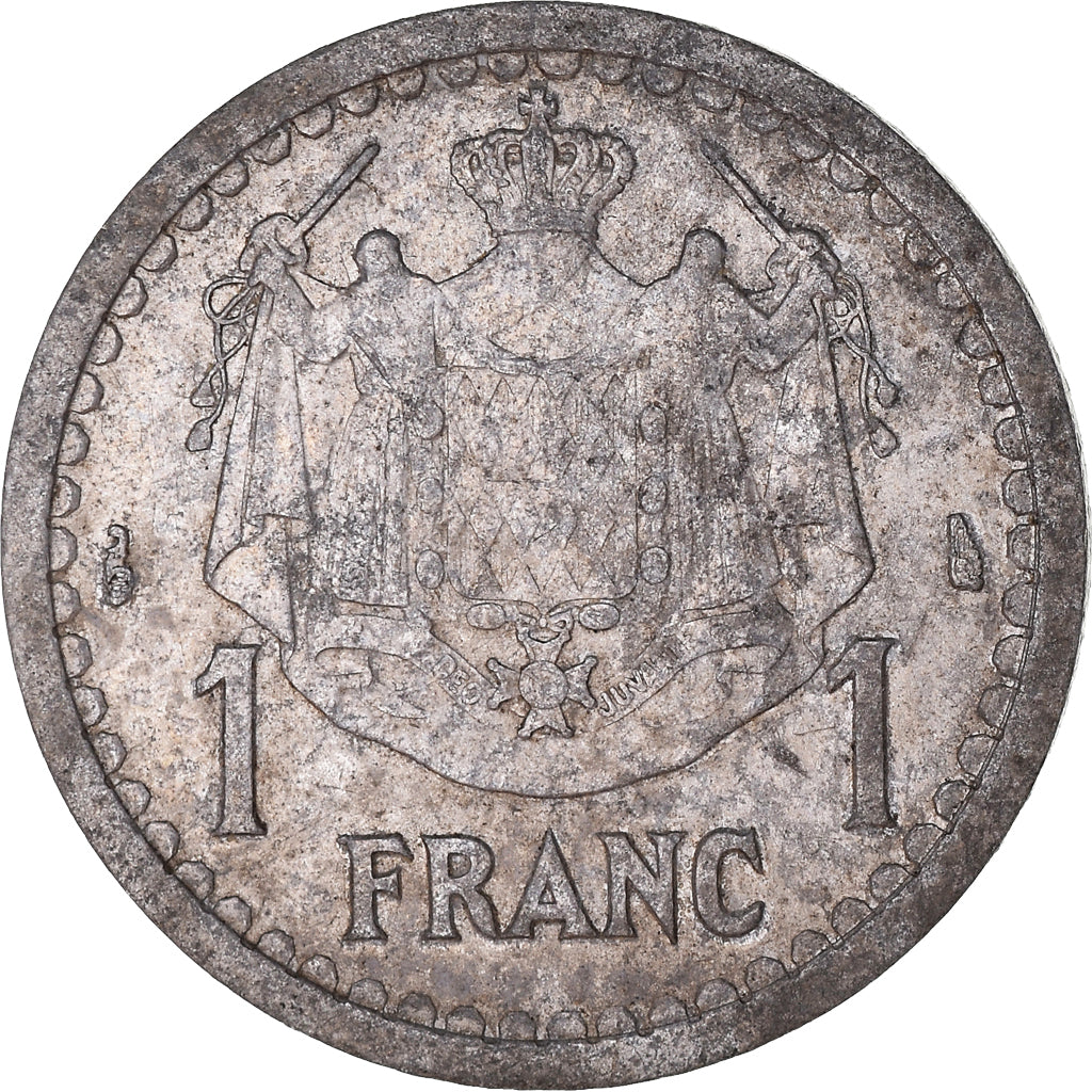 Monnaie, Monaco, Franc, 1943