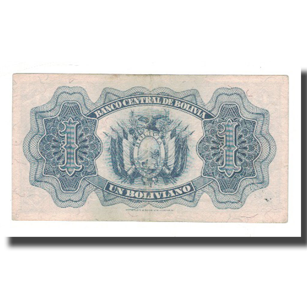 Banknote, Bolivia, 1 Boliviano, 1928, 1928-07-20, KM:128c, VF(20-25)