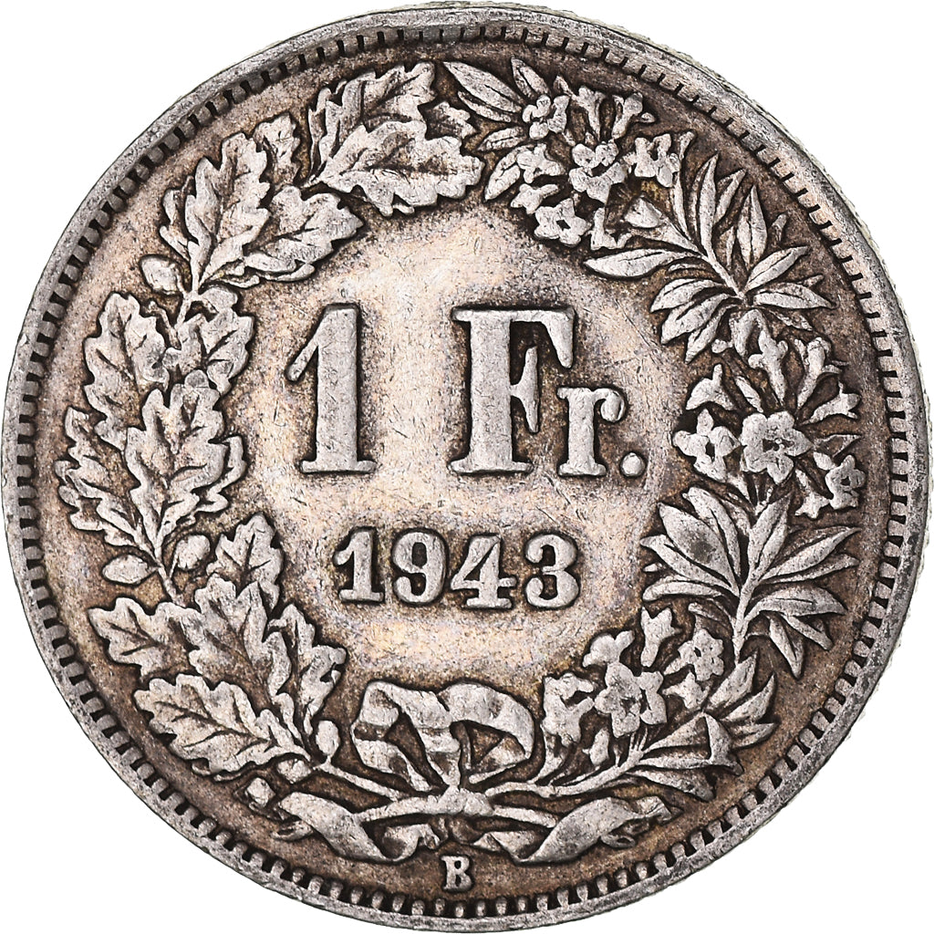 Moneta, Svizzera, Franc, 1943