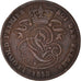 Monnaie, Belgique, 2 Centimes, 1858