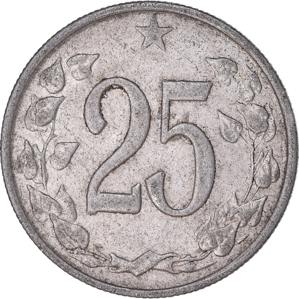 Moneda, Checoslovaquia, 25 Haleru, 1962