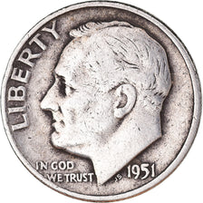 Munten, Verenigde Staten, Dime, 1951