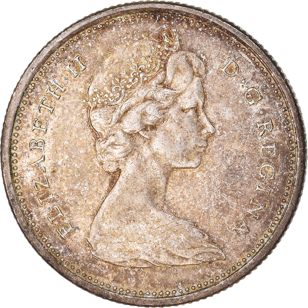 Münze, Kanada, 25 Cents, 1965