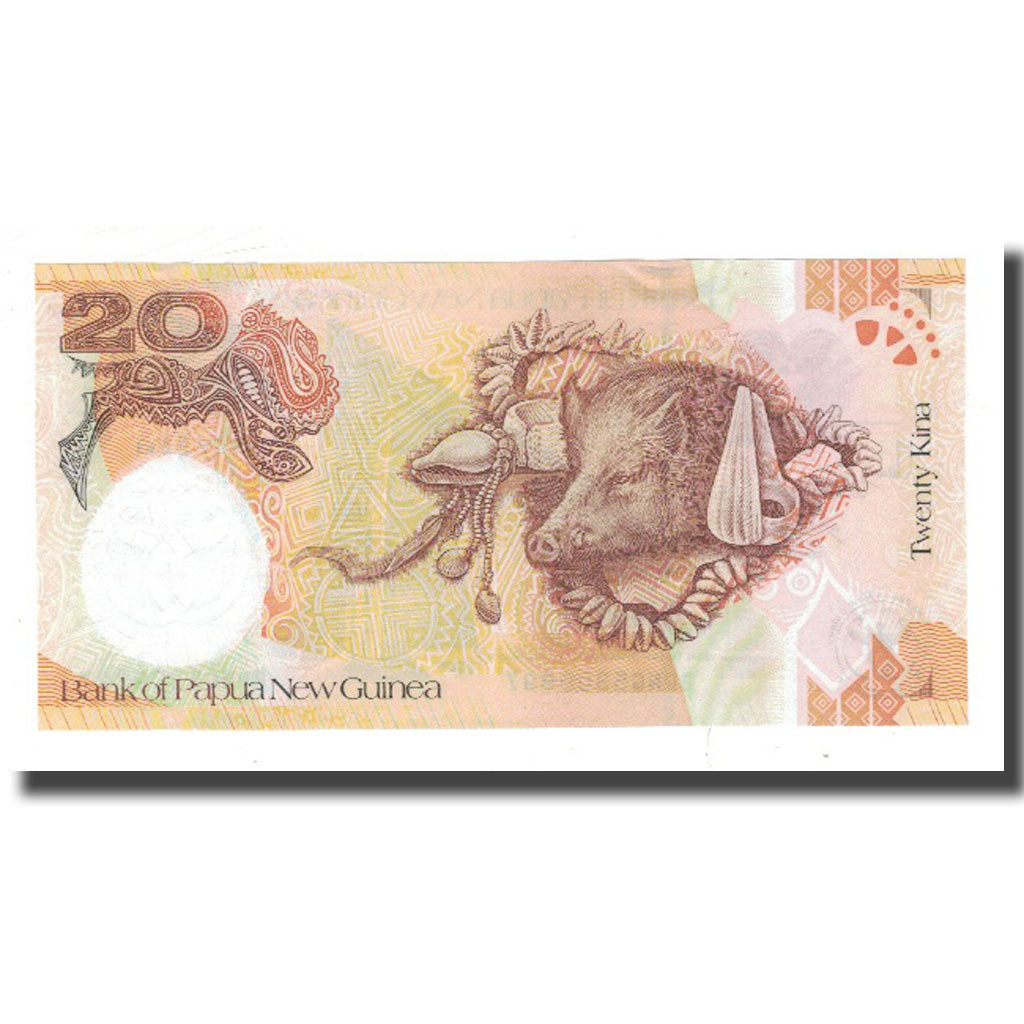 Banknote, Papua New Guinea, 20 Kina, KM:36a, UNC(63)