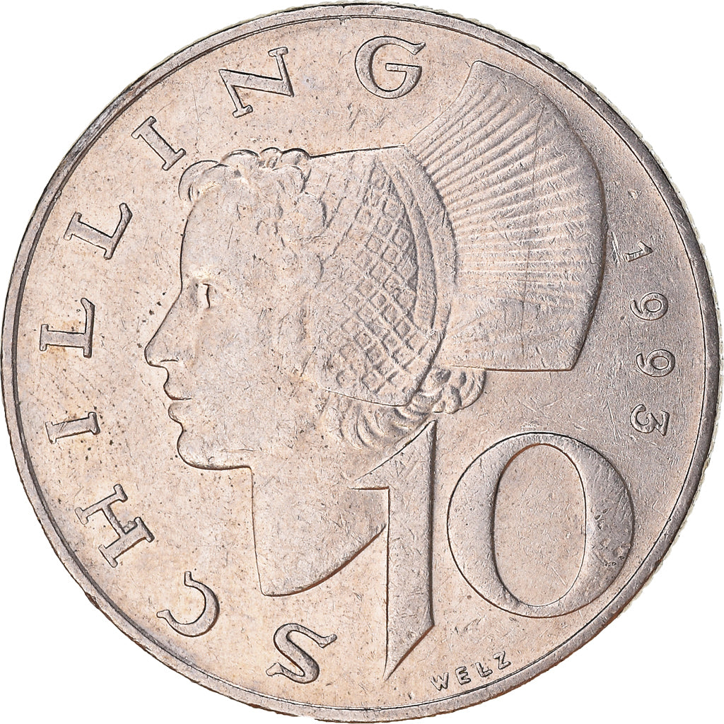 Coin, Austria, 10 Schilling, 1993