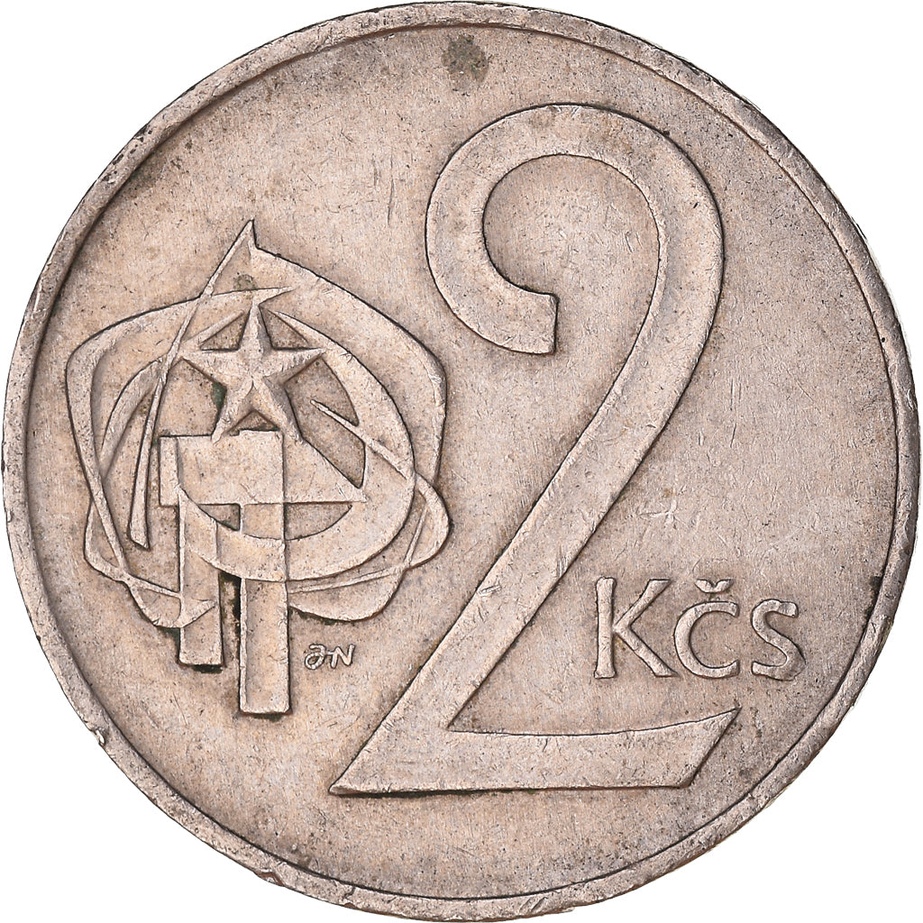 Moneda, Checoslovaquia, 2 Koruny, 1981