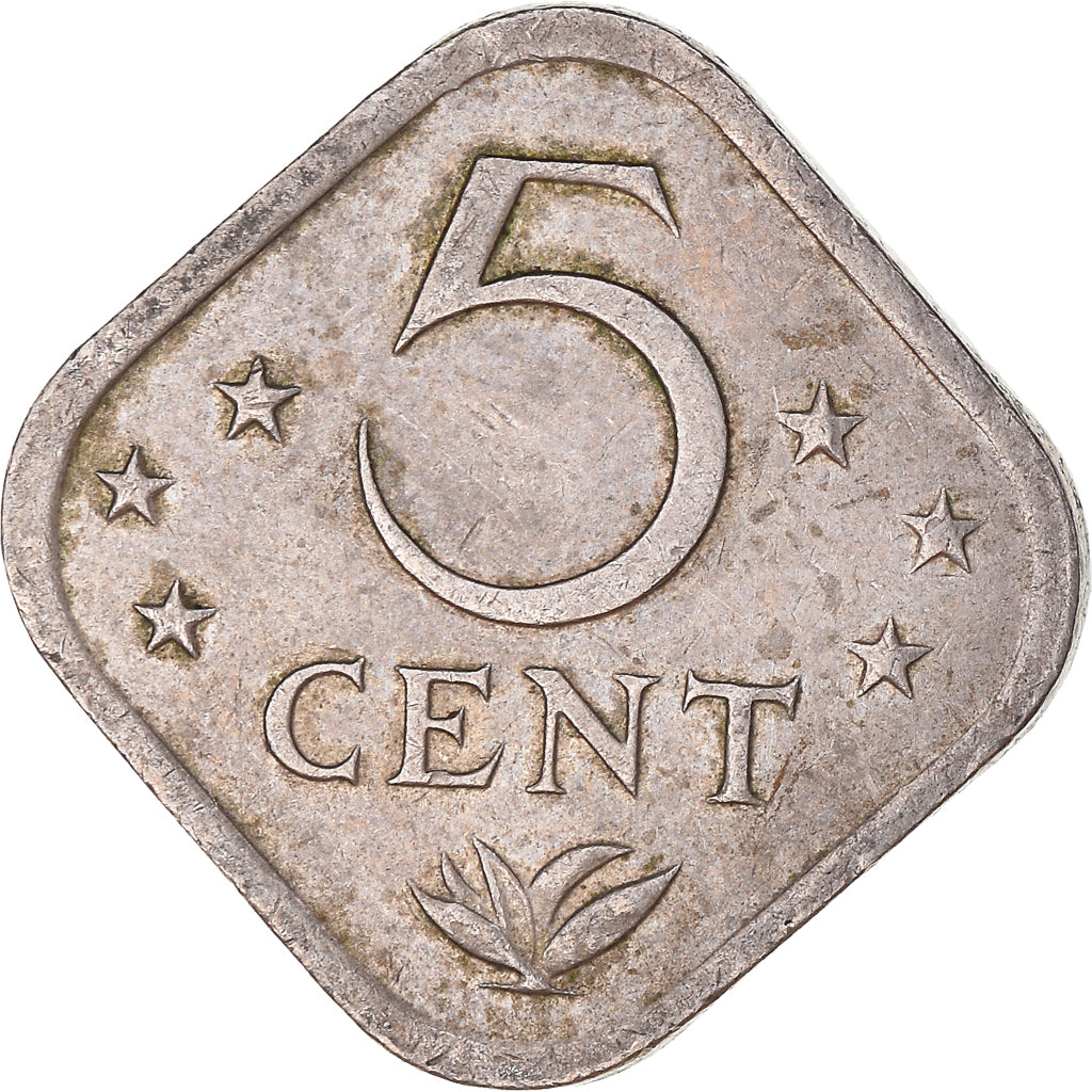 Monnaie, Antilles néerlandaises, 5 Cents, 1978