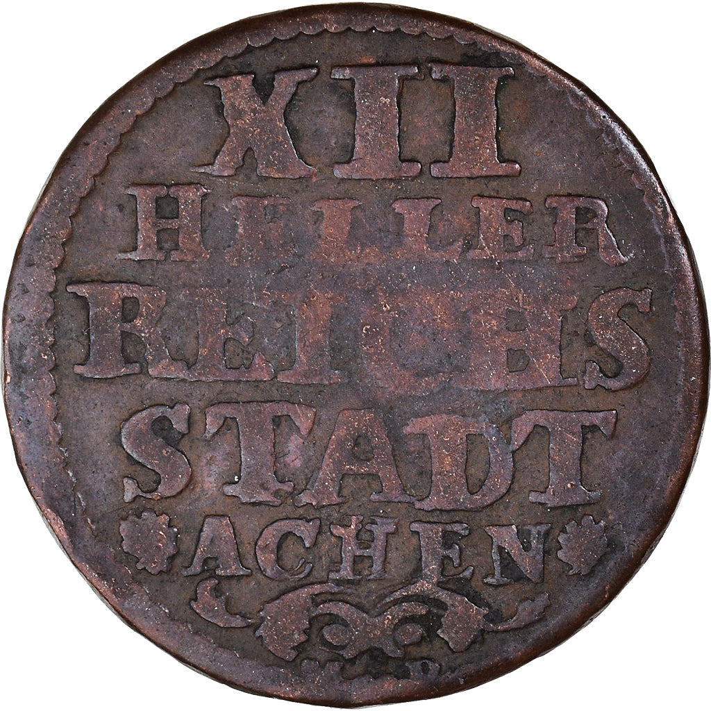 Moeda, Estados Alemães, 12 Heller, 1758