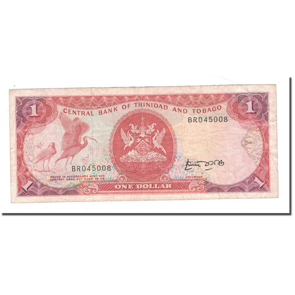 Banknote, Trinidad and Tobago, 1 Dollar, KM:36a, VG(8-10)