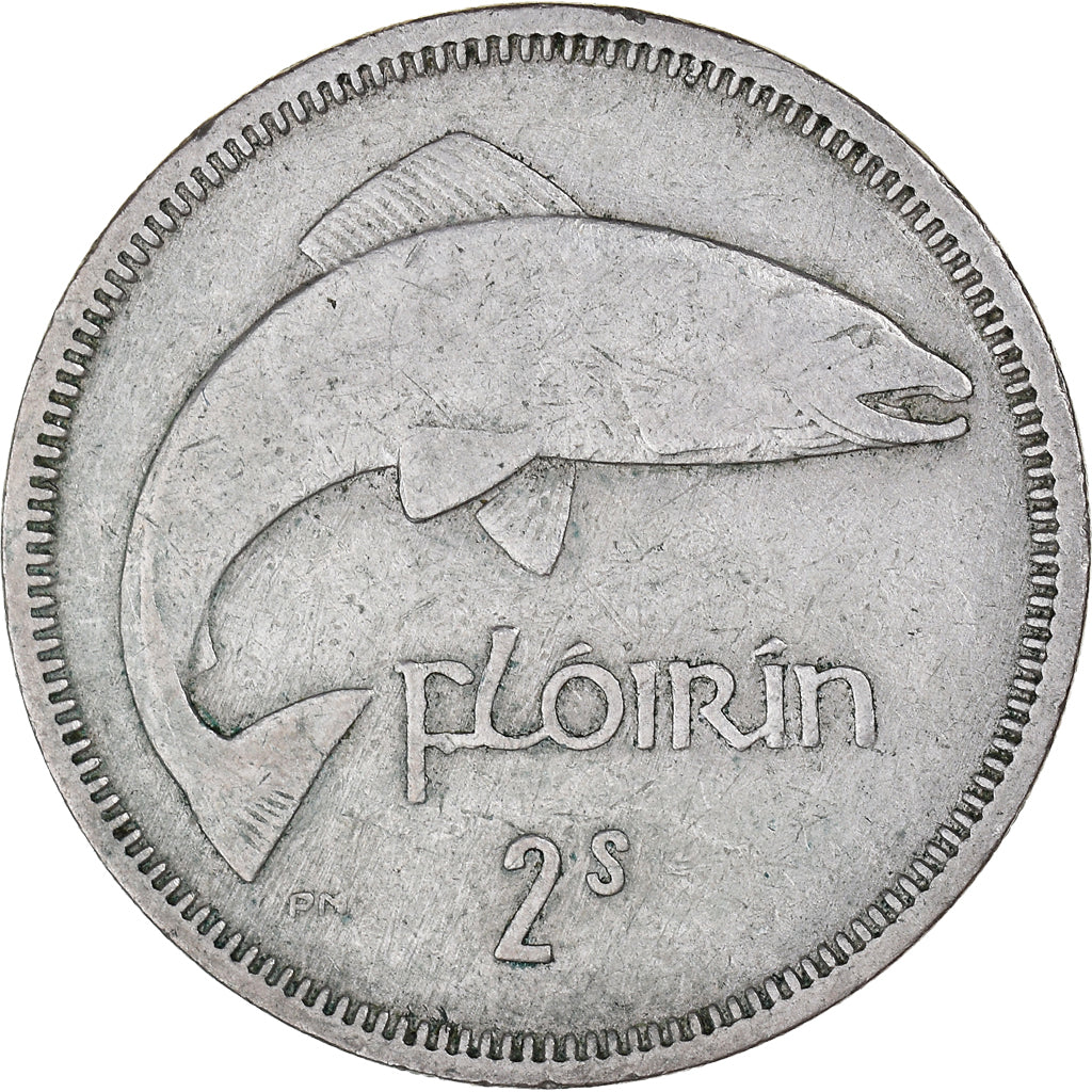 Moeda, REPÚBLICA DA IRLANDA, Florin, 1966