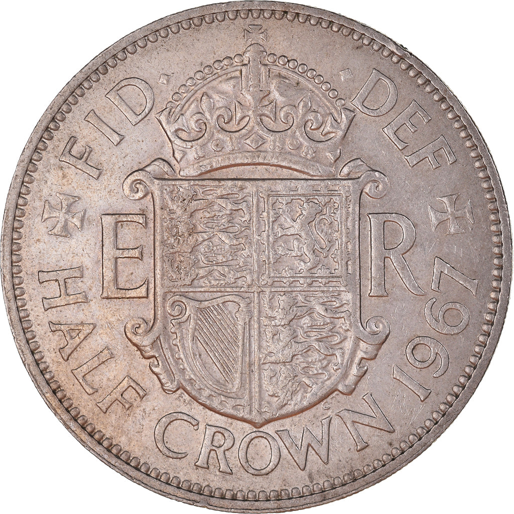 Moneta, Gran Bretagna, 1/2 Crown, 1967