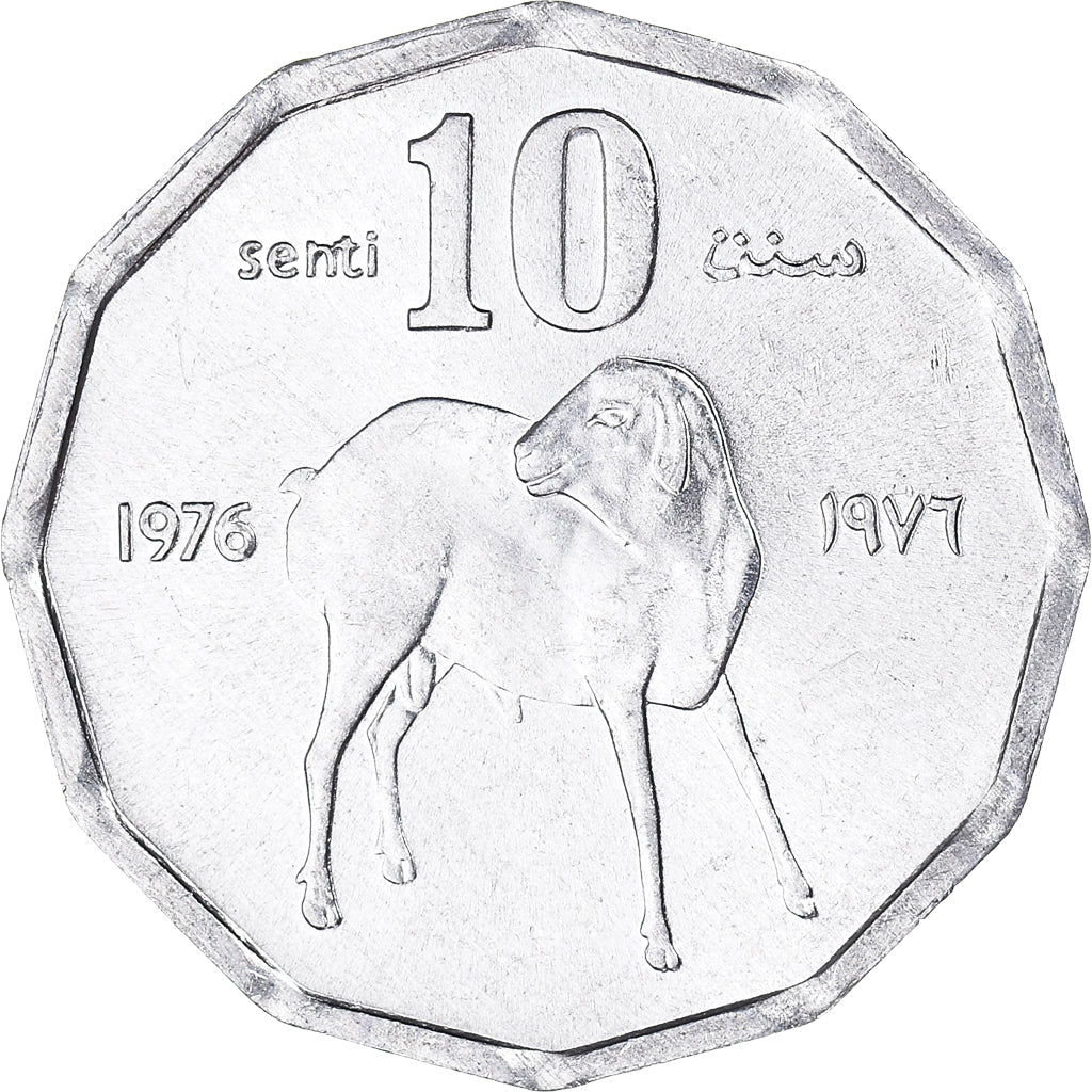 Moneta, Somalia, 10 Senti, 1976