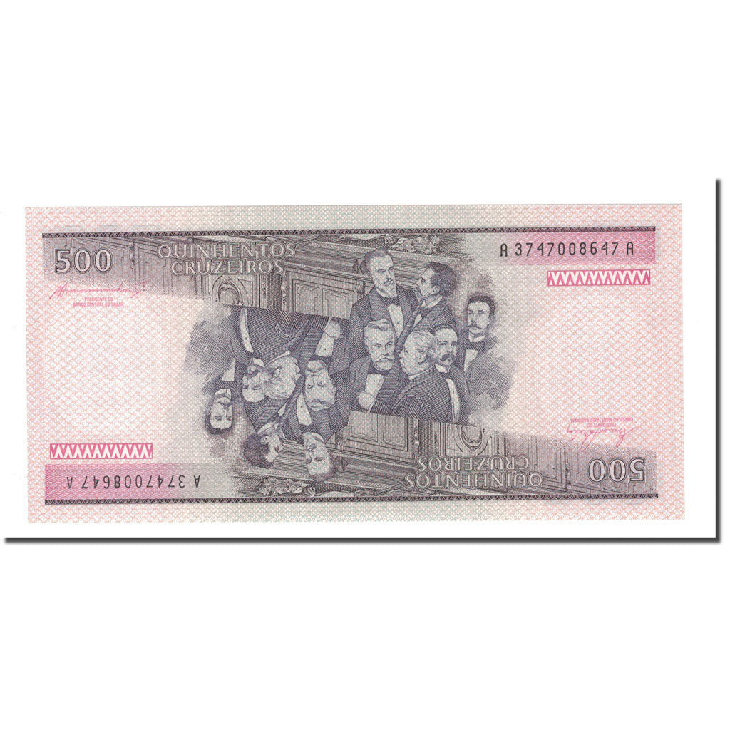 Banknote, Brazil, 500 Cruzeiros, KM:200b, UNC(65-70)