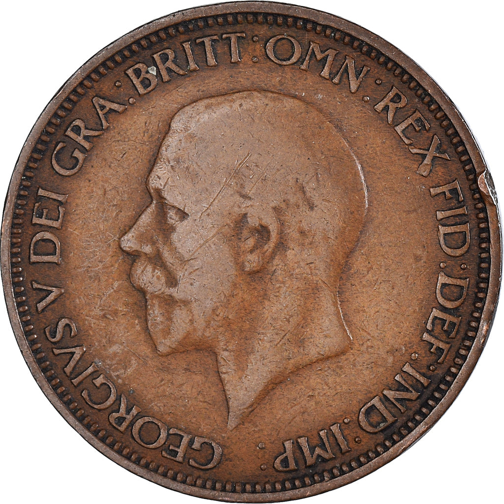 Moeda, Grã-Bretanha, 1/2 Penny, 1934