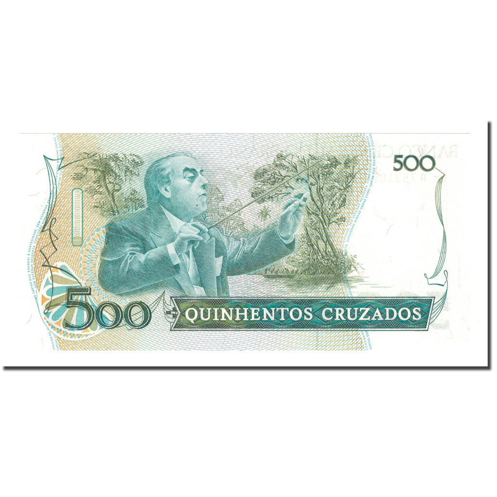Banknote, Brazil, 500 Cruzados, KM:212d, UNC(65-70)