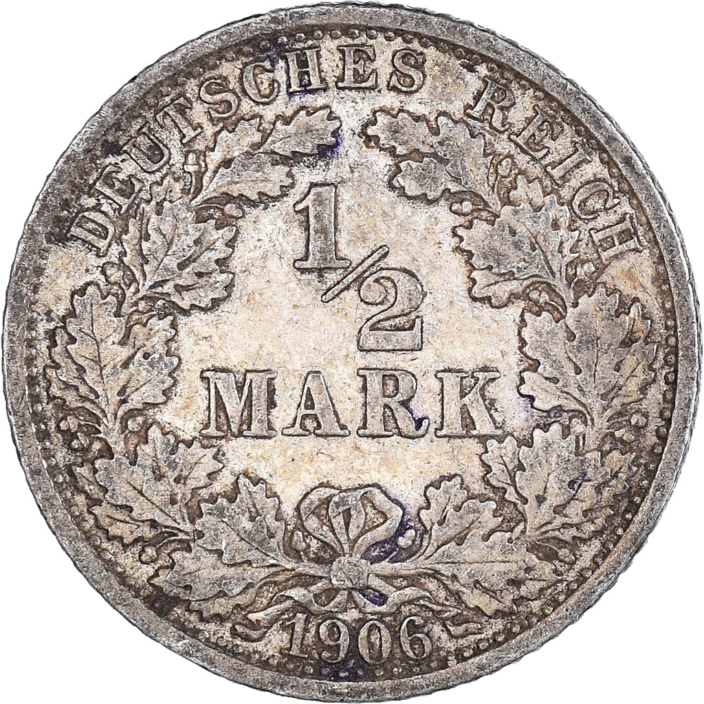 Münze, GERMANY - EMPIRE, 1/2 Mark, 1906