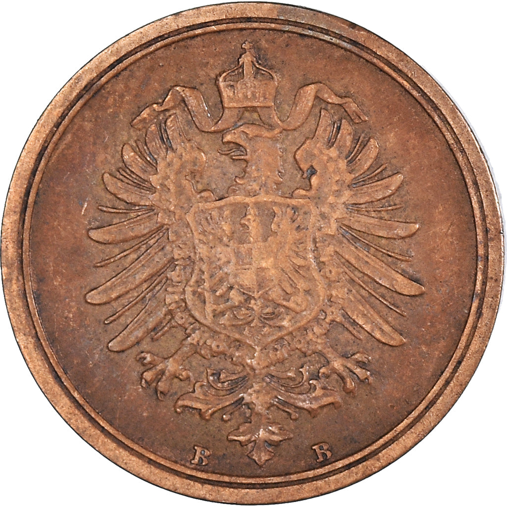 Moneta, NIEMCY - IMPERIUM, Pfennig, 1876