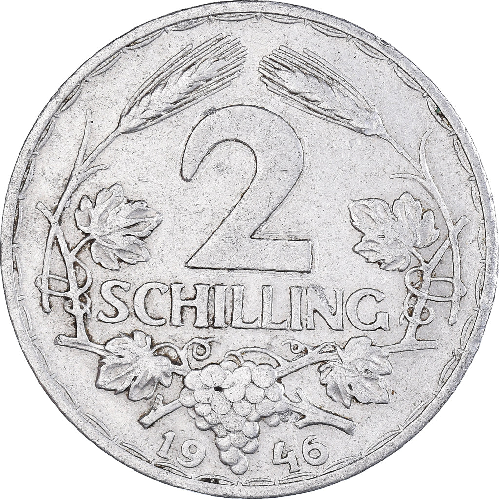 Coin, Austria, 2 Schilling, 1946