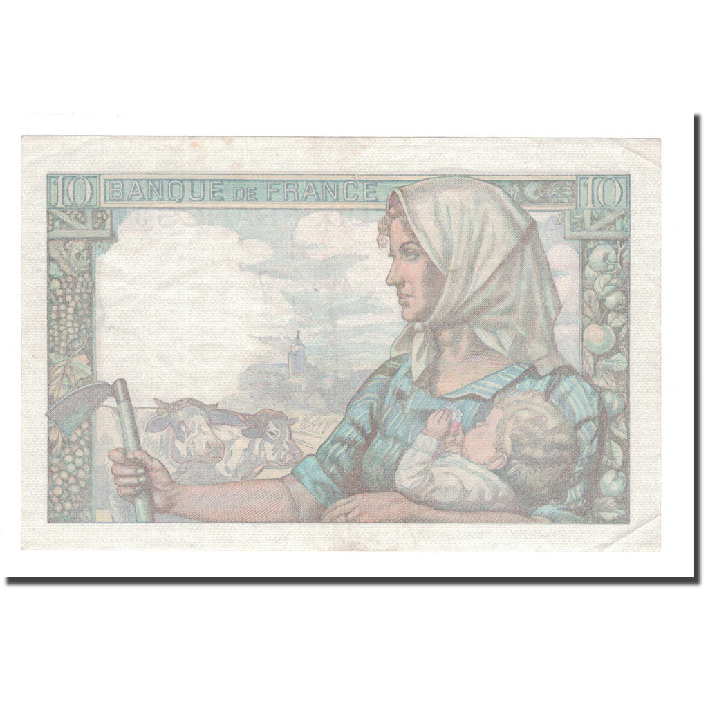 France, 10 Francs, 1943, 1943-09-09, TTB+, Fayette:8.9, KM:99d