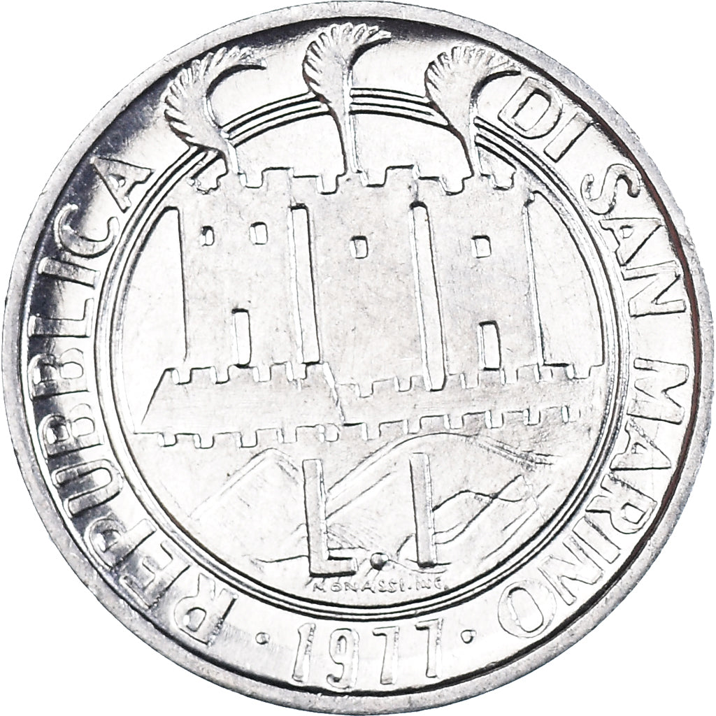 Coin, San Marino, Lira, 1977