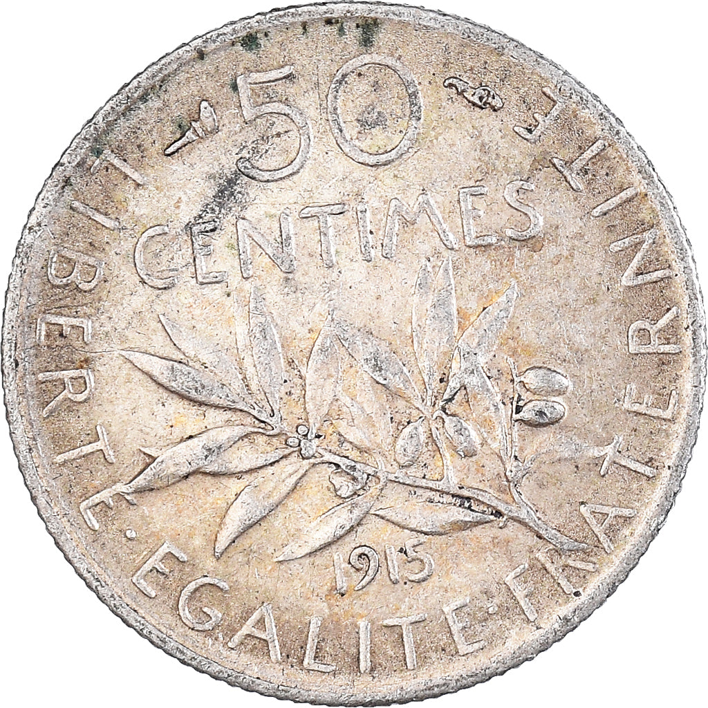 Coin, France, 50 Centimes, 1915