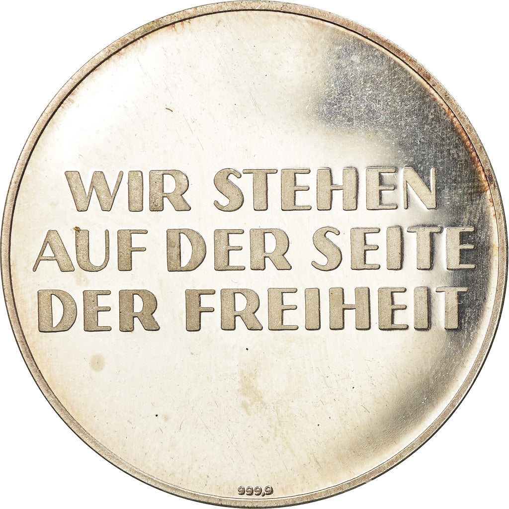 Germania, medaglia, Konrad Adenauer, Zum Gedenken, 1967, SPL, Argento