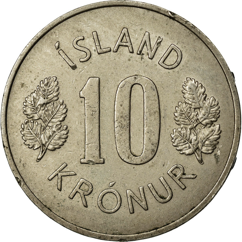 Coin, Iceland, 10 Aurar, 1971, EF(40-45), Bronze, KM:25