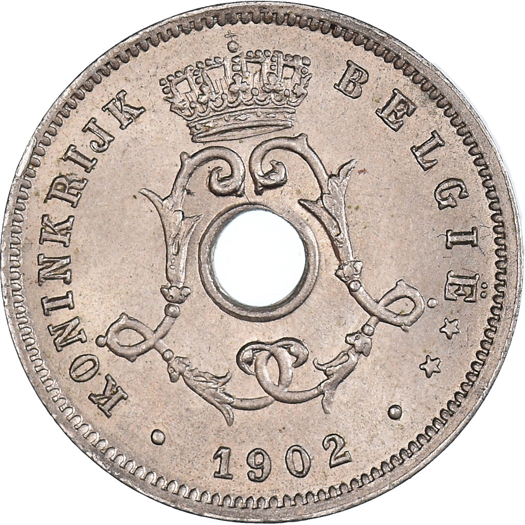 Münze, Belgien, 5 Centimes, 1902