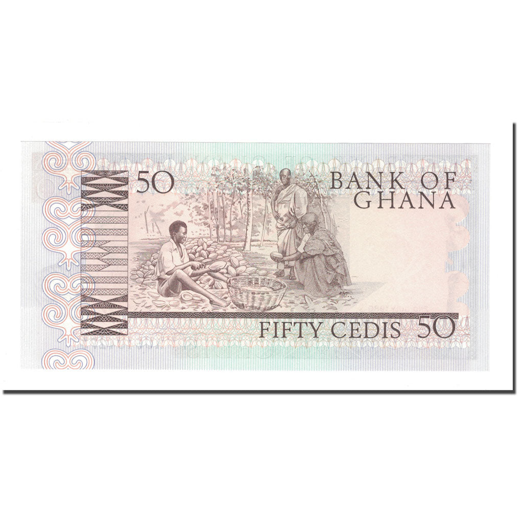 Billete, 50 Cedis, 1980, Ghana, 1980-07-02, KM:22b, UNC