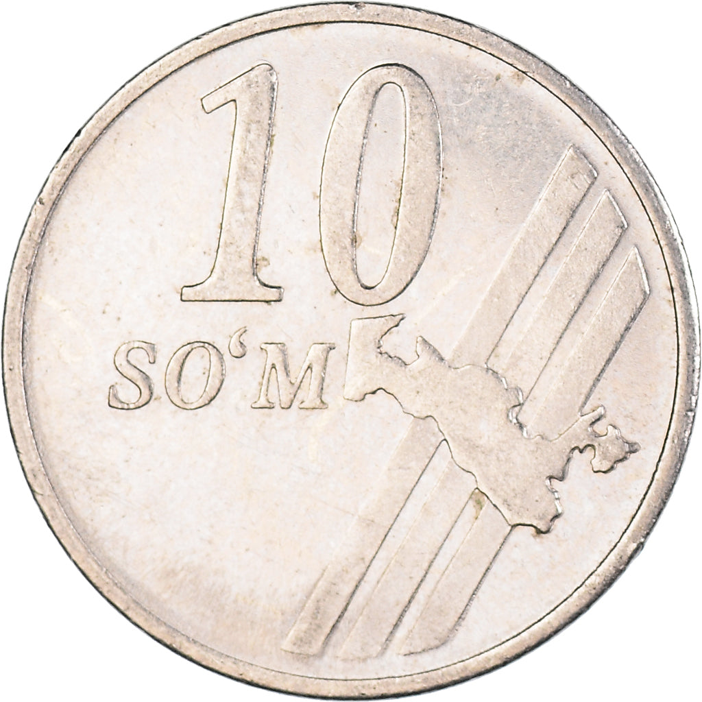 Coin, Uzbekistan, 10 Som, 2001