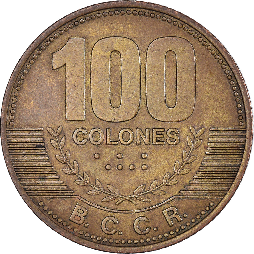 Moeda, Costa Rica, 100 Colones, 2007