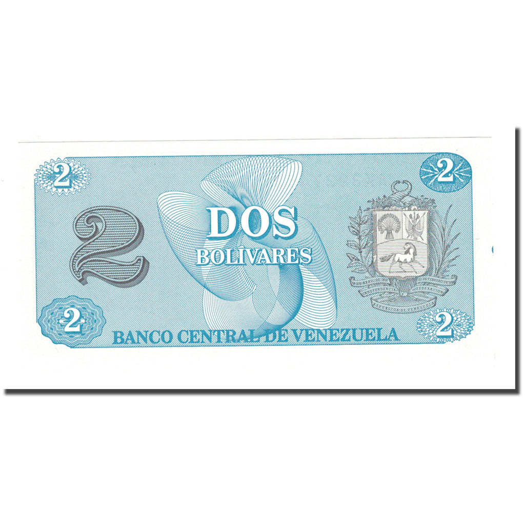 Banknot, Venezuela, 2 Bolivares, 1989, 1989-10-05, KM:69, UNC(65-70)