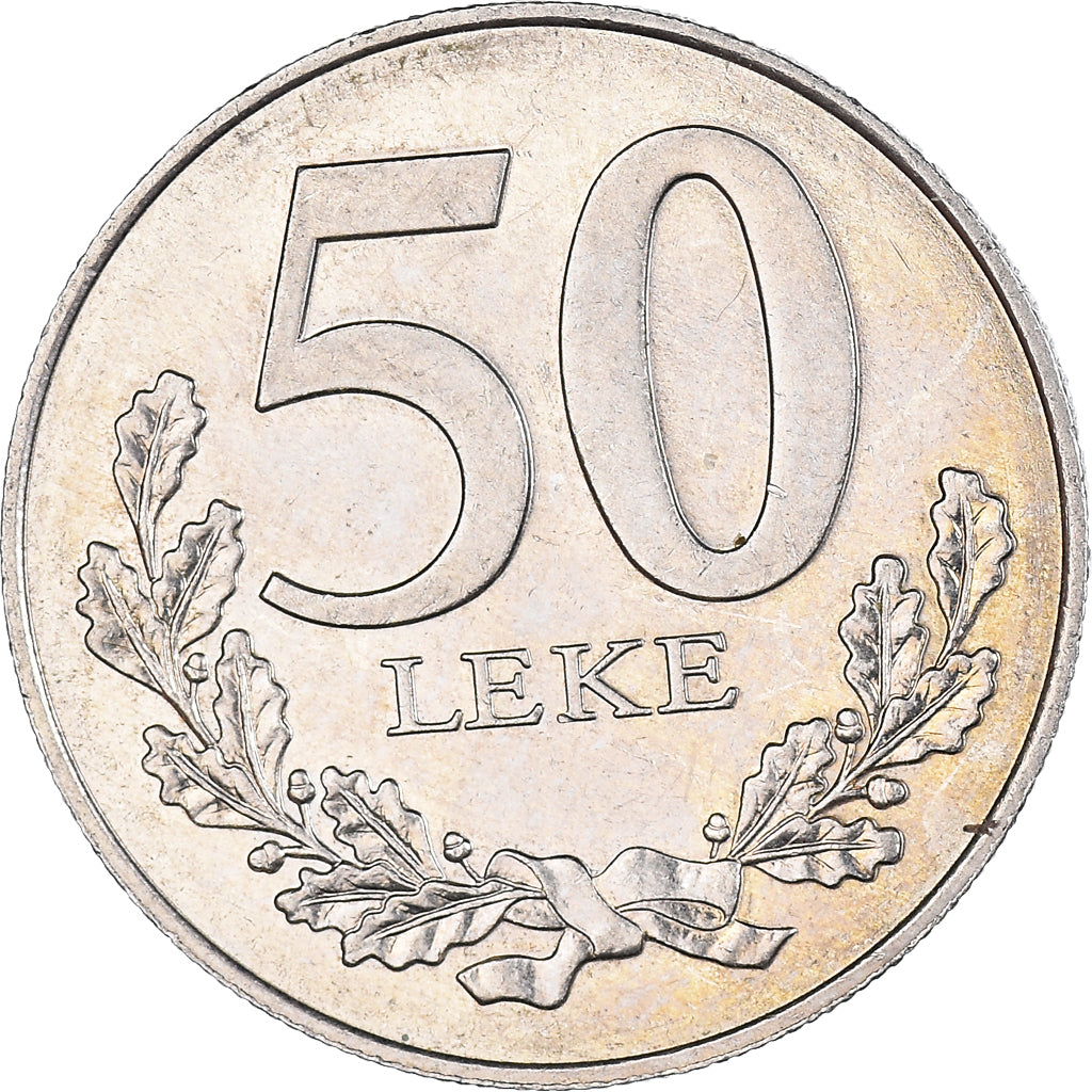 Moeda, Albânia, 50 Lekë, 2000