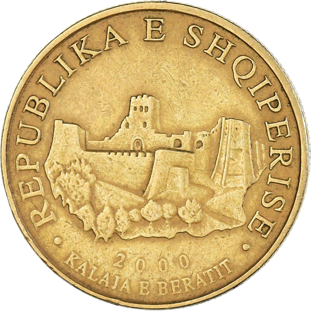 Moneta, Albania, 10 Lekë, 2000